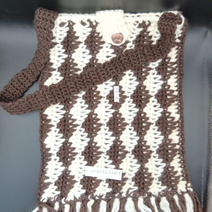 Umhängetasche "Cocoa Check"