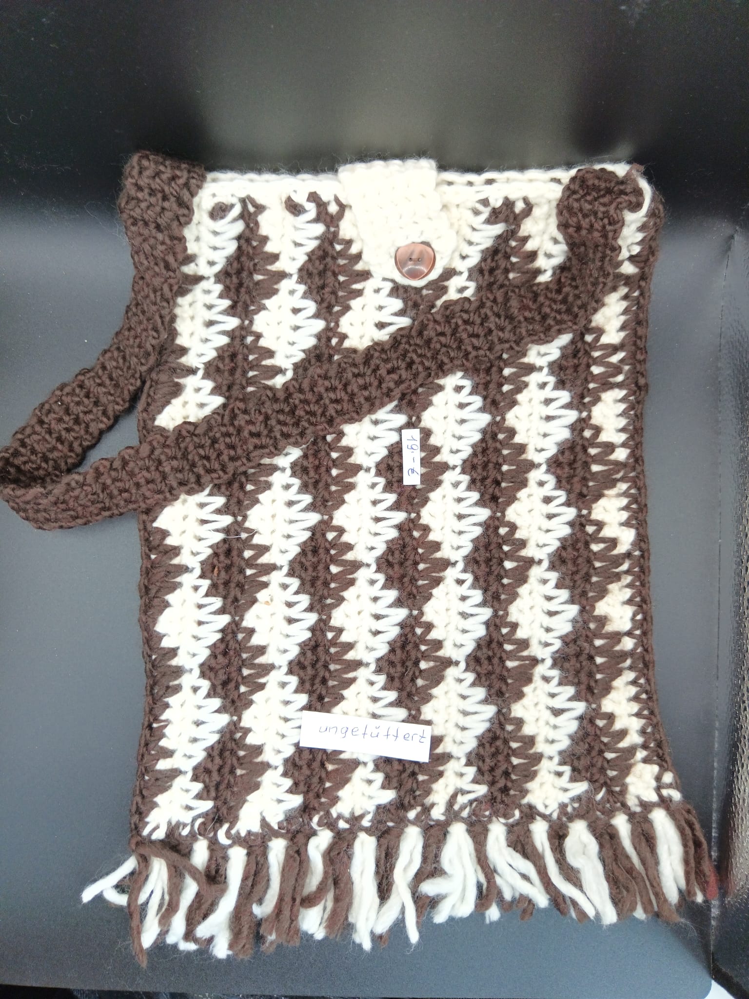 Umhängetasche "Cocoa Check"