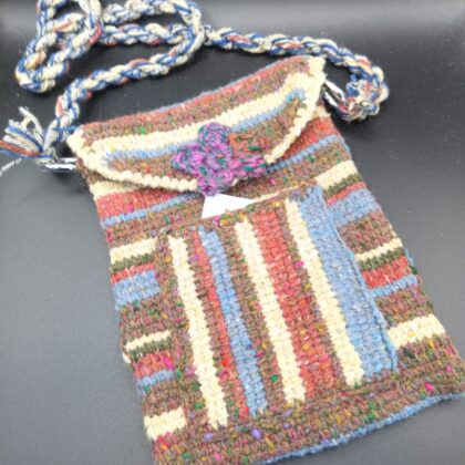 Geflochtene Tasche "Lavendel-Traum"