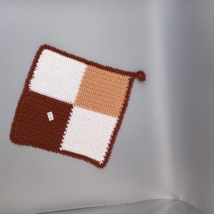 Topflappen "Vier-Block"