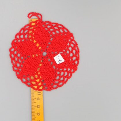 Untersetzer "Rote Blüte"