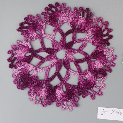 Untersetzer "Lila Blüte"